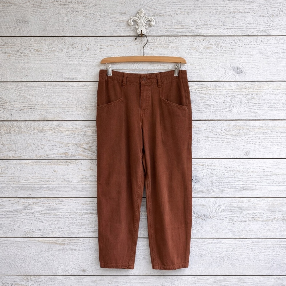 We The Free rust colored slouchy boho chic bohemian Malik jeans 25